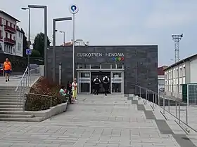 Le bâtiment voyageurs en août 2022.