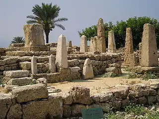 Le « temple aux obélisques » de Byblos (Liban), v. XVIe siècle av. J.-C.