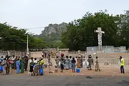 Cérémonie au calvaire de Dassa-Zoumé