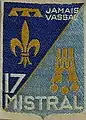 Insigne du CJF 17 (3e&nbsp;modèle).