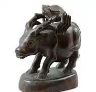 Sculpture balinaise contemporaine en bois