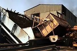 Arrivée de la canne.