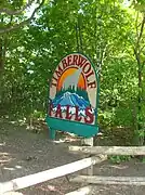 Enseigne de Timberwolf Falls à Canada's Wonderland