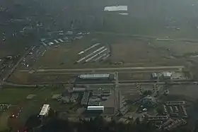 L'aéroport vu du ciel en 2012.