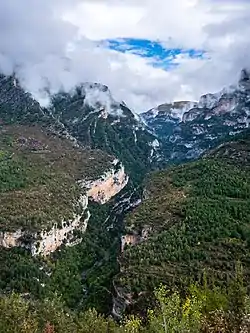 Départ de la vallée.