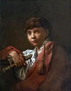 Enfant au fifre vers 1740, Ca' Rezzonico Venise