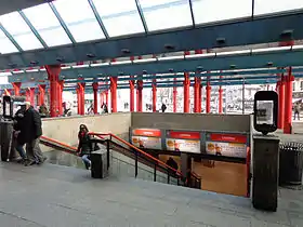 Entrée de la station.