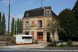 Le Café de la gare, proche de l'ancien bâtiment voyageurs