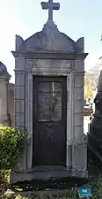 58. tombe de l'abbé Ernest Berteaux, bienfaiteur et historien.