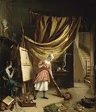 L'Atelier d'artiste (1845), localisation inconnue.