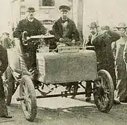 Camille Jenatzy, de nouveau vainqueur en 1899.