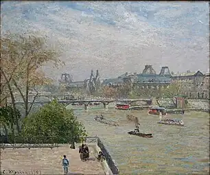 Le Louvre, printemps, 1901Camille PissarroLa Boverie, Liège.
