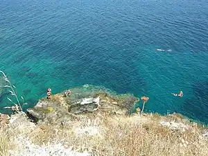 La plage de baignade