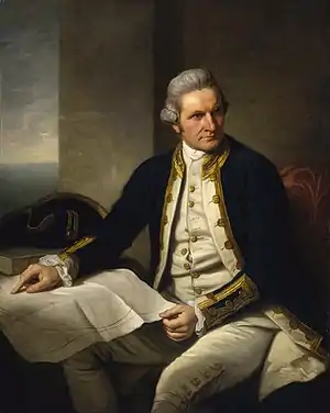 James Cook (1776) par Sir Nathaniel Dance-Holland.