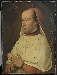 Portrait de Charles II de Bourbon, cardinal de Bourbon (1476-1485, Alte Pinakothek, Munich).