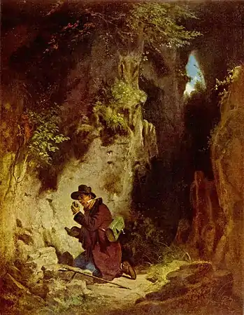 Carl Spitzweg, Le Géologue (années 1860)