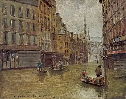 Inondation de 1910 (Carlo Brancaccio, 1910).