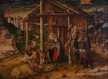 L'Adoration des bergers.