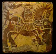 Carreau médiéval. XIIIe – XVe&nbsp;siècleMusée d'art et d'archéologie de Laon