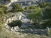 Carrière de pierres d'Aubune.