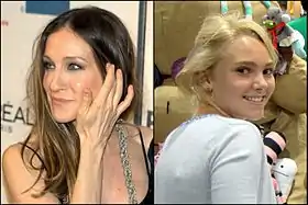 Sarah Jessica Parker et AnnaSophia Robb, interprètes de Carrie Bradshaw