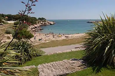 La petite plage de Carro