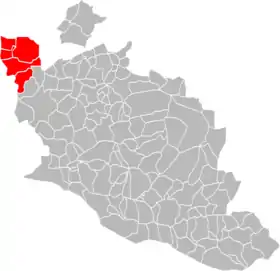 Localisation de Communauté de communes Rhône Lez Provence