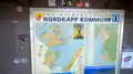 Carte de la commune de Nordkapp.