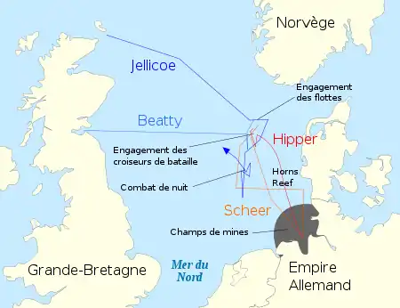 Déroulement générale de la bataille.