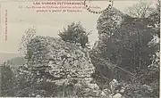 Ruines du Château d'Arches détruit par Richelieu pendant la Guerre de Trente-Ans.