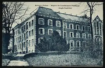 Hôpital de l'Assistance publique (Angle Sud-Est).