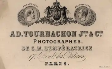 Carte commerciale : no&nbsp;17 bd des italiens (1858).