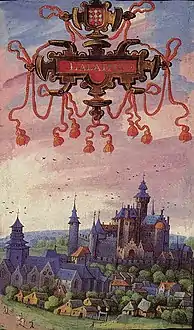 Albums de Croÿ, cartulaire de Lallaing, XVIe siècle.