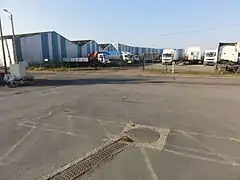 Le puits no&nbsp;4 dans son environnement.