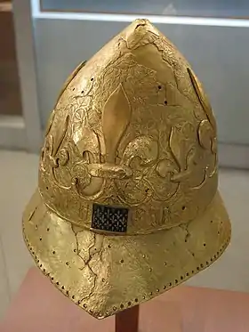 Casque de parade de Charles VI