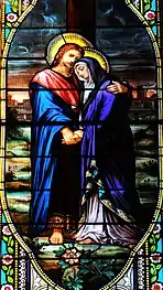 Marie et saint Jean.