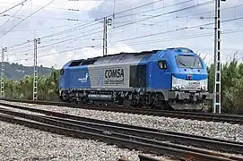 Euro 4000 Comsa no&nbsp;335.002 à Castellbisbal (Espagne).