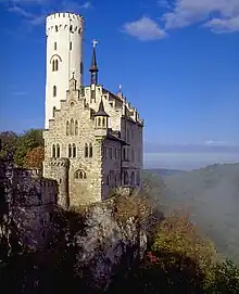 Château de Lichtenstein (XIIIe siècle), en Allemagne.