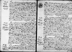 actes de décès n 78 à 82 du 28 juillet 1869