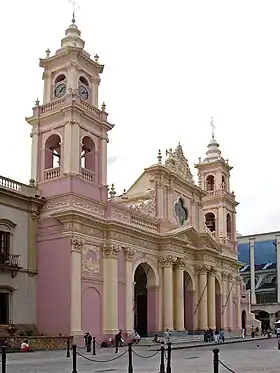 La cathédrale de Salta
