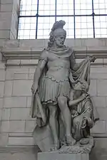 Statue de saint Martin.