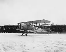 Un Caudron C.60 en Finlande en mars 1927.