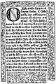 Première édition imprimée en anglais de William Caxton en Angleterre XVe&nbsp;siècle