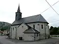 L'église de Cazarilh.