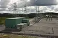 Le poste de départ de la centrale alimente le réseau à 315&nbsp;kV