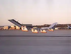 Décollage du Centurion à Dryden en décembre 1998