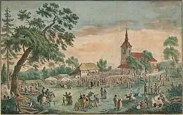 Église Saint-Roch, entre 1832 et 1839