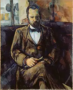 Paul Cézanne, Portrait d'Ambroise Vollard (1899).