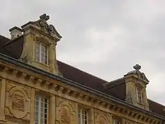 Détail de la façade.