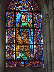 Ecclesia, vitrail du transept nord, cathédrale de Châlons-en-Champagne, 2e moitié du XIIIe&nbsp;siècle